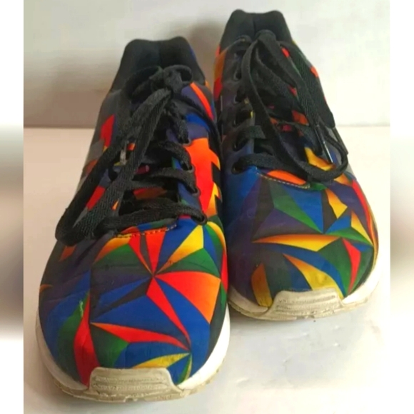 Adidas ZX Flux Geometric  Sneakers/Trainers 👟 Size 10.5 - Picture 2 of 11